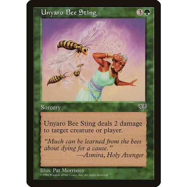 Magic: The Gathering Unyaro Bee Sting (250) Lightly Played