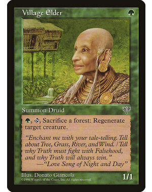 Magic: The Gathering Village Elder (251) Moderately Played