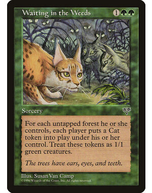 Magic: The Gathering Waiting in the Weeds (252) Moderately Played