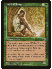 Magic: The Gathering Wall of Roots (253) Moderately Played