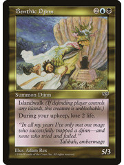 Magic: The Gathering Benthic Djinn (257) Lightly Played
