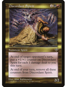 Magic: The Gathering Discordant Spirit (261) Moderately Played