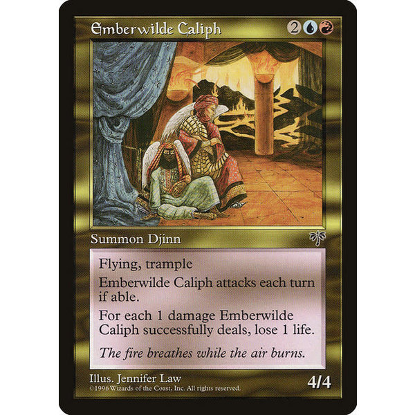 Magic: The Gathering Emberwilde Caliph (262) Moderately Played