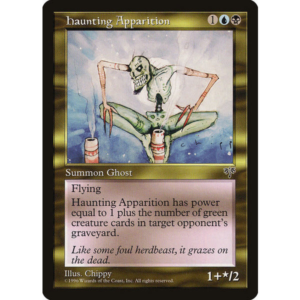 Magic: The Gathering Haunting Apparition (267) Lightly Played