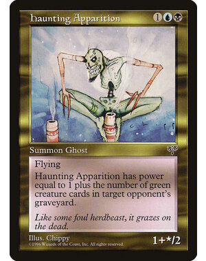 Magic: The Gathering Haunting Apparition (267) Moderately Played