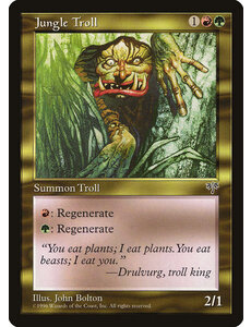Magic: The Gathering Jungle Troll (269) Lightly Played
