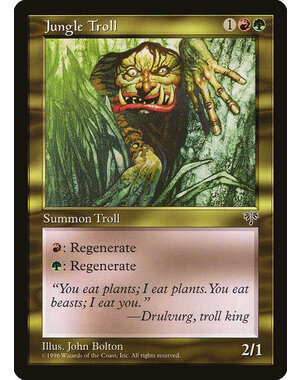Magic: The Gathering Jungle Troll (269) Moderately Played