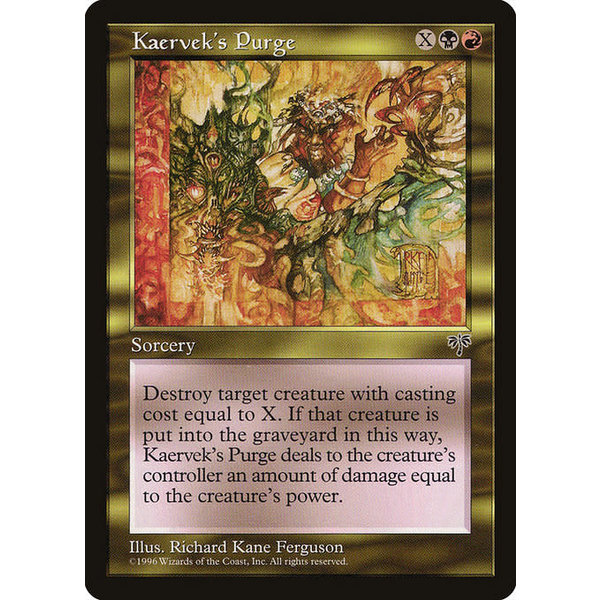 Magic: The Gathering Kaervek's Purge (270) Lightly Played