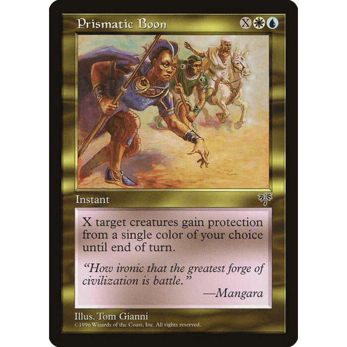 Magic: The Gathering Prismatic Boon (274) Lightly Played