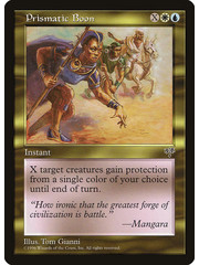 Magic: The Gathering Prismatic Boon (274) Moderately Played