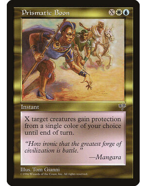 Magic: The Gathering Prismatic Boon (274) Moderately Played