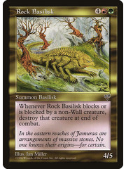 Magic: The Gathering Rock Basilisk (279) Heavily Played
