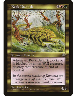 Magic: The Gathering Rock Basilisk (279) Heavily Played