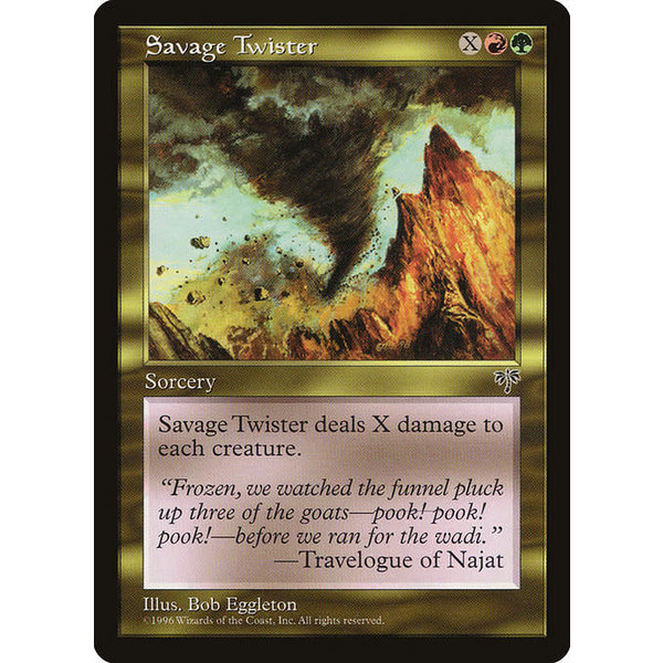 Magic: The Gathering Savage Twister (280) Lightly Played