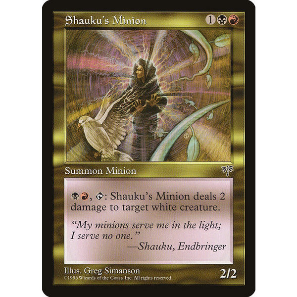 Magic: The Gathering Shauku's Minion (283) Lightly Played