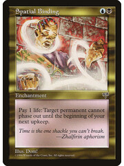 Magic: The Gathering Spatial Binding (284) Moderately Played