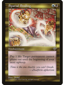 Magic: The Gathering Spatial Binding (284) Moderately Played