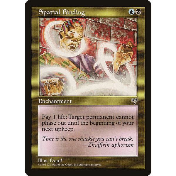 Magic: The Gathering Spatial Binding (284) Moderately Played