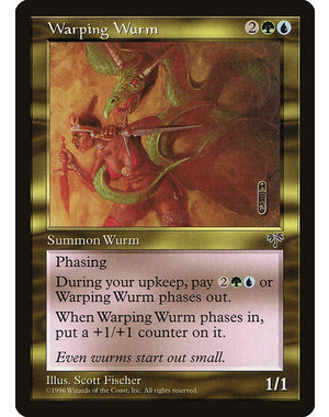 Magic: The Gathering Warping Wurm (287) Moderately Played