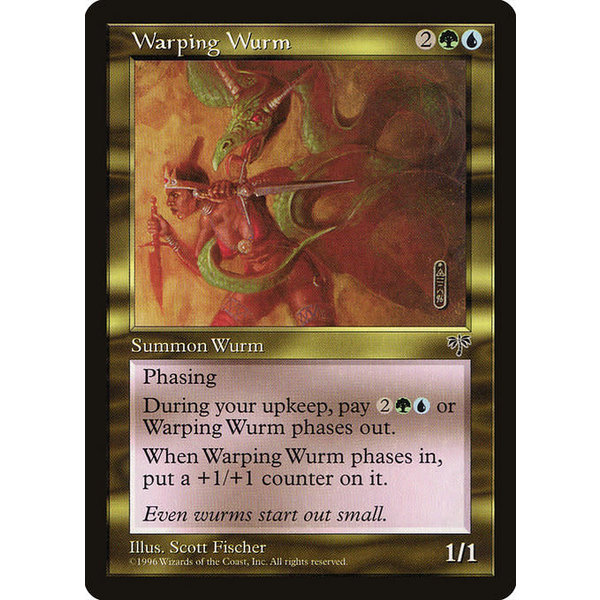 Magic: The Gathering Warping Wurm (287) Heavily Played