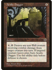 Magic: The Gathering Acidic Dagger (291) Heavily Played