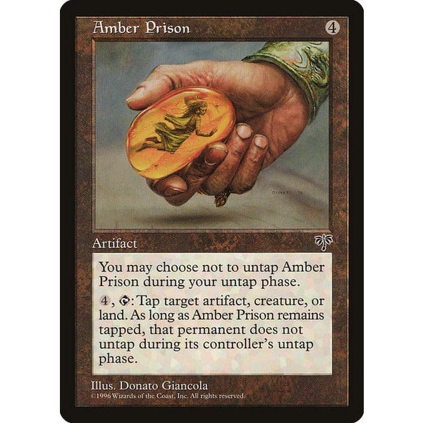 Magic: The Gathering Amber Prison (292) Lightly Played