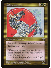 Magic: The Gathering Zebra Unicorn (290) Moderately Played