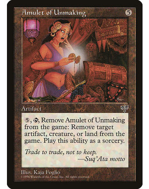 Magic: The Gathering Amulet of Unmaking (293) Lightly Played