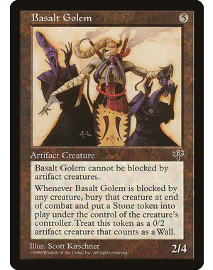 Magic: The Gathering Basalt Golem (294) Lightly Played