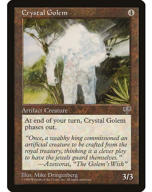 Magic: The Gathering Crystal Golem (298) Lightly Played