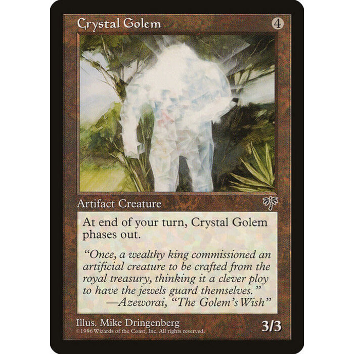 Magic: The Gathering Crystal Golem (298) Lightly Played