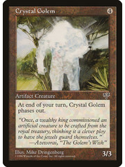 Magic: The Gathering Crystal Golem (298) Moderately Played