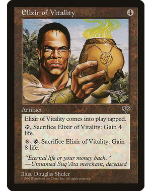 Magic: The Gathering Elixir of Vitality (300) Lightly Played