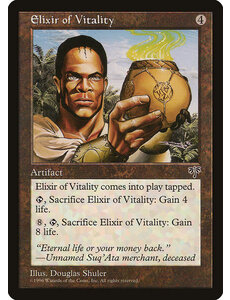 Magic: The Gathering Elixir of Vitality (300) Moderately Played