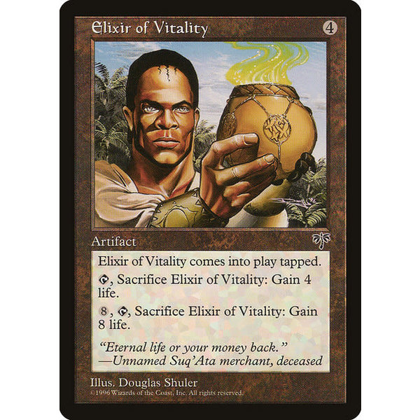 Magic: The Gathering Elixir of Vitality (300) Moderately Played