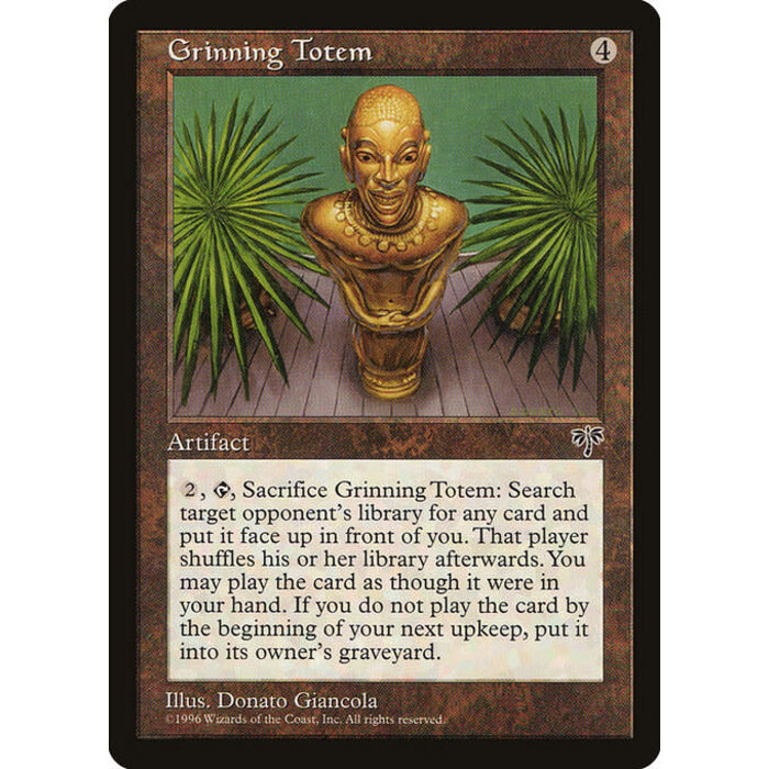 Magic: The Gathering Grinning Totem (303) Lightly Played