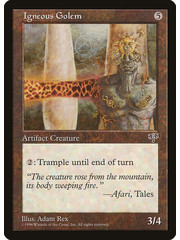 Magic: The Gathering Igneous Golem (305) Heavily Played