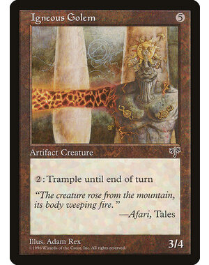 Magic: The Gathering Igneous Golem (305) Lightly Played