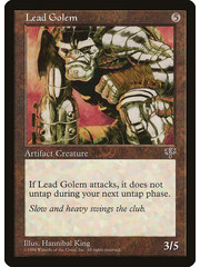 Magic: The Gathering Lead Golem (306) Moderately Played