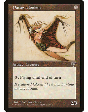 Magic: The Gathering Patagia Golem (313) Moderately Played