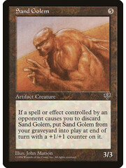 Magic: The Gathering Sand Golem (318) Lightly Played