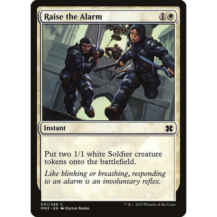 Magic: The Gathering Raise the Alarm (031) Near Mint