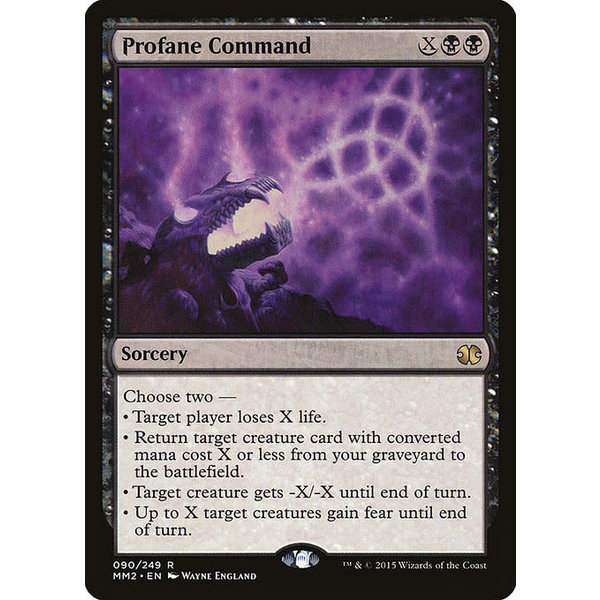 Magic: The Gathering Profane Command (090) Lightly Played
