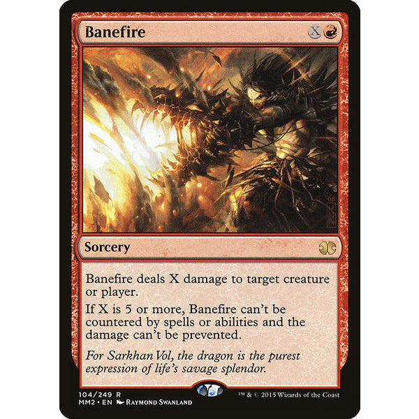 Magic: The Gathering Banefire (104) Lightly Played