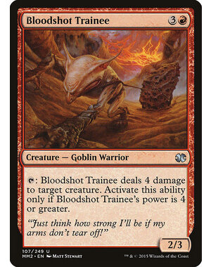 Magic: The Gathering Bloodshot Trainee (107) Near Mint