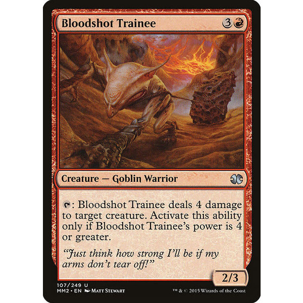 Magic: The Gathering Bloodshot Trainee (107) Near Mint