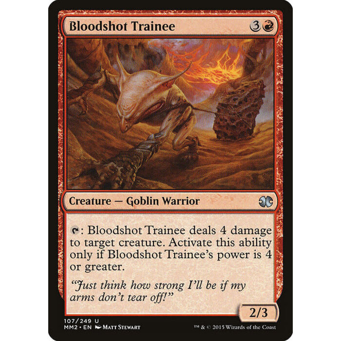 Magic: The Gathering Bloodshot Trainee (107) Near Mint