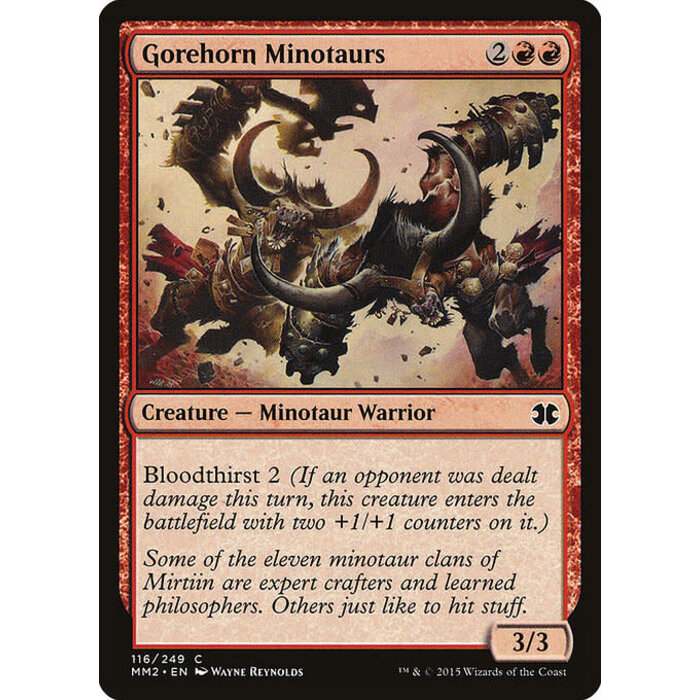 Magic: The Gathering Gorehorn Minotaurs (116) Near Mint