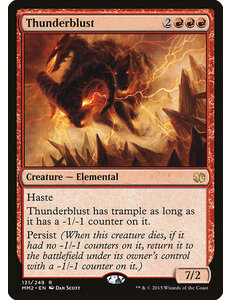 Magic: The Gathering Thunderblust (131) Moderately Played