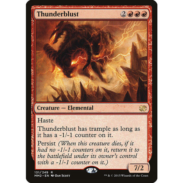 Magic: The Gathering Thunderblust (131) Moderately Played